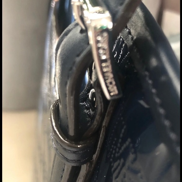 Michael Kors Jet Set Carryall Tote Navy Patent - Picture 5 of 11